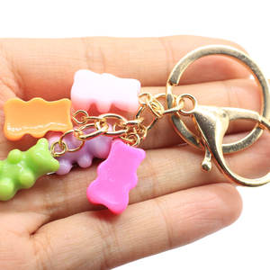 Vente en gros porte-clés ours gommeux couleur personnalisée breloques <span class=keywords><strong>beart</strong></span> gommeux acceptables - Product Image 2