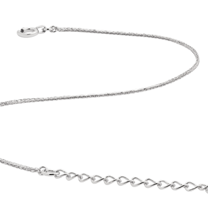 Flexible Square Rope White Platinum Ultra <b>Thin</b> Wristlet Smooth Braids Minimalist All Gender Daily Commute Gift Longjia China - Product Image 5