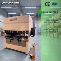 Prensa Plegadora CNC Eléctrica Compacta de Doble Servoaccionamiento de 120T y 2800 mm para Plegado de Chapa de Acero al Carbono de 5,2 mm