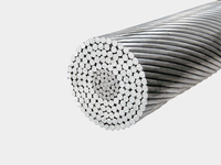 Fil conducteur en aluminium nu rigide et solide KUNB AAAC/ACSR/AAC, 450V, IP65, pour applications de construction et électriques