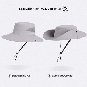 Sombrero de Pesca de Alta Calidad <span class=keywords><strong>para</strong></span> Protección Solar de Verano, a la Moda, con Combinación de Colores, Ala Ancha, <span class=keywords><strong>para</strong></span> <span class=keywords><strong>Senderismo</strong></span>, Pesca y Actividades al Aire Libre, Disponible en Stock - Product Image 2