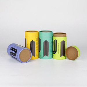 Fancy New Bao Bì Phong Cách Hình Giấy Có Thể Tông Bao Bì Ống Với Cửa Sổ PVC Rõ Ràng - Product Image 4