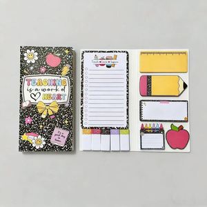 8 Cuadernos Autoadhesivos Más Vendidos, Adhesivo Fuerte y Reutilizable, Diseño de Animales de Dibujos Animados, Blocs de Notas Adhesivas Promocionales - Product Image 3