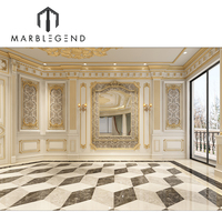 Matériaux de conception d'intérieur de villa de luxe résidentielle contemporaine, services de conception d'intérieur 3D pour la maison