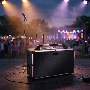 Haut-parleur sans fil d'extérieur haut de gamme 500W <span class=keywords><strong>Alps</strong></span> Pro avec micro intégré 5.0, amplificateur portable pour instruments pour la guitare et les spectacles en direct - Product Image 4