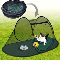 Nouvelle Tente Transfrontalière Pliable en Forme de Bateau pour Animaux de Compagnie, Rangement Universel pour Chats et Chiens, Respirante, Imperméable, Toutes Saisons, Voyage et Extérieur