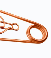 Trampa para Topos de Metal Resistente, Trampa para Topos con Resorte de Alambre, Trampa Profesional para Control de Plagas de Jardín, Clip para Eliminar Topos con Recubrimiento de Cobre