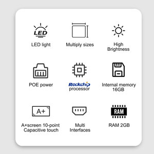 10.1 inch PoE <span class=keywords><strong>Tablet</strong></span> Wall Mount phòng họp Android tùy chọn NFC <span class=keywords><strong>tablet</strong></span> màn hình cảm ứng 2 + 16GB xung quanh LED ánh sáng tablette PC - Product Image 3