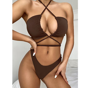 Maillots de bain micro bikini sexy pour jeunes filles, 8 couleurs, prêts à être expédiés, modèles de <span class=keywords><strong>photos</strong></span> de filles sexy - Product Image 1