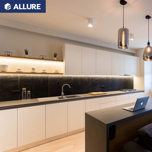 Allure Modern Smart Home Furniture Design Island Puertas de gabinetes de <span class=keywords><strong>cocina</strong></span> y frentes de cajones - Product Image 5
