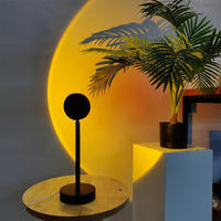 Lampe de projection de coucher de soleil arc-en-ciel à 16 couleurs, rotation à 180 degrés, populaire, lampe de nuit de bureau à LED avec contrôle intelligent par application mobile