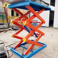 Plateforme élévatrice à ciseaux hydraulique de 3 tonnes, 3,5 tonnes, 5 tonnes, 3 m, élévateur de fret de petite taille pour voiture, élévateur de fret intérieur, prix pour entrepôt