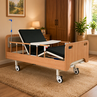 Plateau repas pour lit de soins à domicile, position assise verticale, avec compartiment à collation, pour personnes âgées, pour utilisation au chevet ou en salle d'activités diurnes