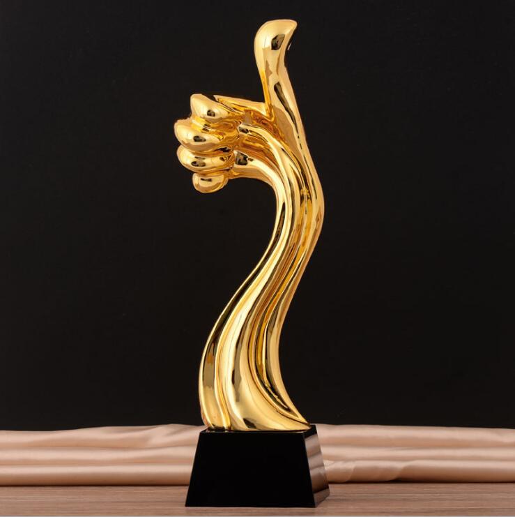 Оптовая продажа сувенирных подарков, оптовая продажа сувенирных подарков, золотистый трофей с кристаллами на заказ, золотистый трофей и наград с кристаллами