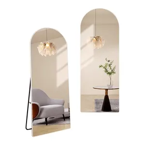 Ev dekor lüks aynalar dekor duvar arch ayna duvar asılı oturma odası için ayakta ayna espejo spiegel