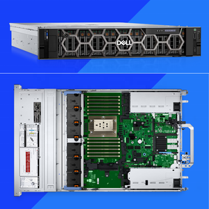 เซิร์ฟเวอร์ความหนาแน่นสูง R7615 2U รองรับ CPU EPYC แรม DDR5 หน่วยความจำ PCIe Gen5 NVMe รองรับ GPU สำหรับติดตั้งในแร็ค PowerEdge Server R7615 - Product Image 2