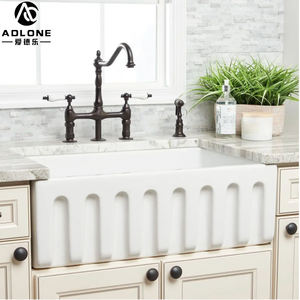 Évier en céramique Durable Belle Undermount Farmhouse Évier de cuisine Fire Clay Évier en céramique - Product Image 6