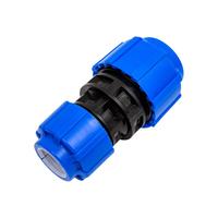 Raccords de compression HDPE haute pression 90MM X 75MM Coupleur réducteur Surface lisse Raccords de compression HDPE de qualité export