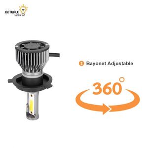 <span class=keywords><strong>Mini</strong></span> h4 COB <span class=keywords><strong>LED</strong></span> ống kính máy chiếu 6500 lumen Y1 chiếu 60 wát <span class=keywords><strong>LED</strong></span> Đèn pha 24V Trắng nhôm bóng đèn Điều kiện Mới - Product Image 4