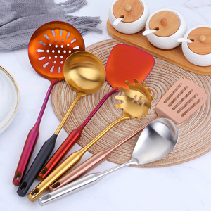 Home and Kitchen Accessories 7 Pcs Heat Resistant Food Kitchen Utensils Cooking Spatula Set Stainless Steel
