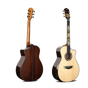 Guitare acoustique haut de gamme en bois massif 41 Dreadnought Sevillana 1905 - Product Image 1