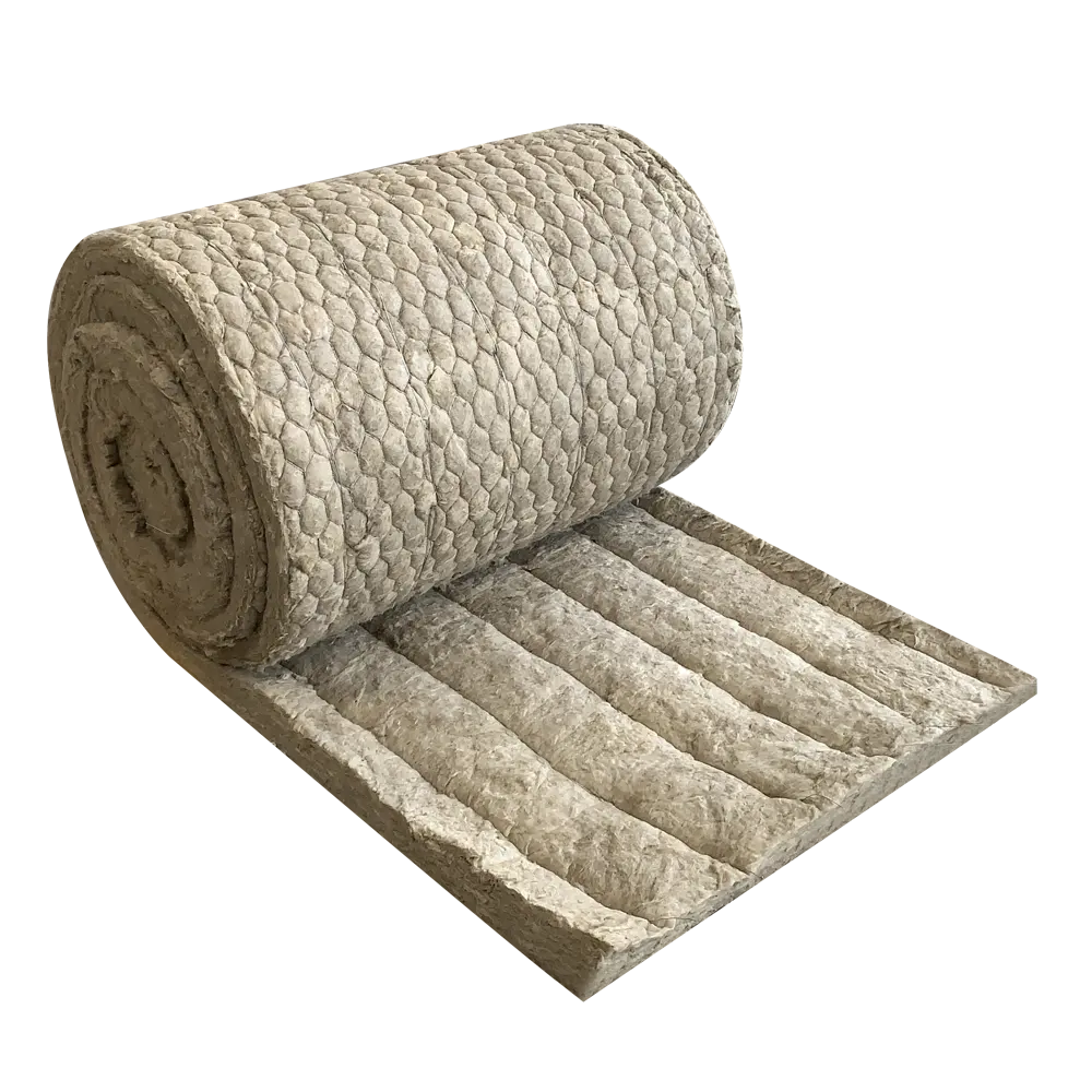 Огнестойкое одеяло из базальта/камня/минеральной ваты/рулона/войлока с проволочной сеткой для изоляции электростанции по лучшей цене