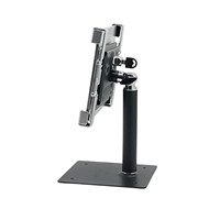 Support de tablette en alliage d'aluminium de qualité supérieure, antivol, pivotant à 360°, inclinaison réglable, compatible avec les iPad de 10,9 à 12,9 pouces, bureau, atelier