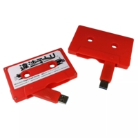 Logo personnalisé Forme de cassette Clé USB 64 Go 16 Go 32 Go Clé USB Clé USB 2.0 Clé USB sur disque