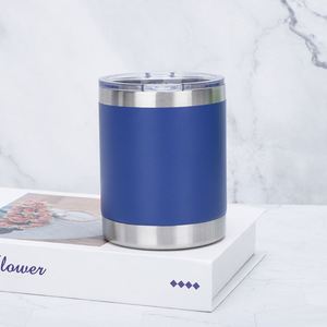 Custom Logo <b>Double</b> <b>Wall</b> 10oz Stainless Steel Vacuum Tumbler Insulated <b>Mug</b> Thermal for Daily Driving Use - Product Image 1