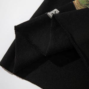 เสื้อยืดสีดำแนวสตรีทเสื้อยืดดิจิทัลน้ำหนักมากเสื้อยืดแนวสตรีท GSM 350 - Product Image 6