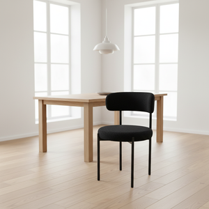 Silla <span class=keywords><strong>de</strong></span> Comedor Moderna <span class=keywords><strong>de</strong></span> Tela Bouclé para Hogar y <span class=keywords><strong>Oficina</strong></span>, Popular para Uso en Parques y Restaurantes, Venta al Por Mayor del Fabricante - Product Image 3