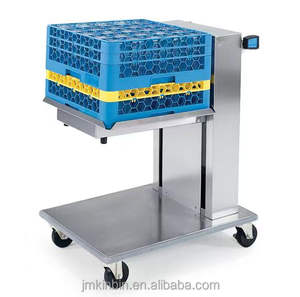 New Design Basket Stacking <b>Cart</b> Mobile Cantilever Tray Dispenser Self Levelling Stock Picking Trolley for Trays - Product Image 1
