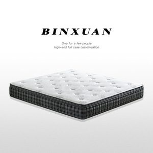 ที่นอนยางพารา Binxuan หนา 25 ซม. ความแน่นปานกลาง ที่นอนสปริงแบบพ็อกเก็ตสปริงเพื่อสุขภาพสำหรับใช้ในบ้าน - Product Image 1
