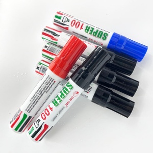 Surwin Office and School Use Jumbo Size Ultra Fine Tip 10mm Writing Width Permanent Marker Pen Set High Quality Retail Box - Product Image 1