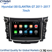 CYNAVI Hyundai I30 Elantra 7'' 2011-2017 Navigation GPS Android Auto Stéréo Autoradio Écran partagé Affichage RGB Android OS