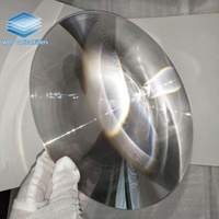 Lentille optique de grande précision sur mesure, grand diamètre, lentille solaire Fresnel pour projecteurs solaires