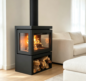 Chimenea Independiente <span class=keywords><strong>de</strong></span> Interior <span class=keywords><strong>de</strong></span> Estilo Moderno y Económico, Diseño Ecológico, <span class=keywords><strong>de</strong></span> Alta Eficiencia y sin Humo, para Dormitorios - Product Image 1