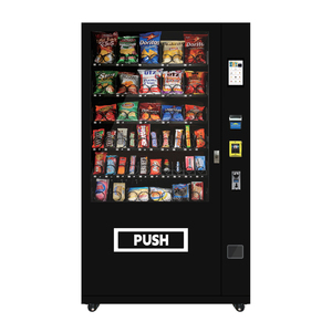 Máquina expendedora comercial de snacks y bebidas, máquina expendedora de alimentos con control por botones, máquina expendedora personalizada en venta - Product Image 5