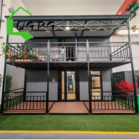 Casa Prefabricada Expandible en Contenedor de 20 Pies o 40 Pies, Lista para Usar, Villa Prefabricada de Lujo con 2, 3, 4 o 5 Dormitorios, Casa Contenedor Móvil