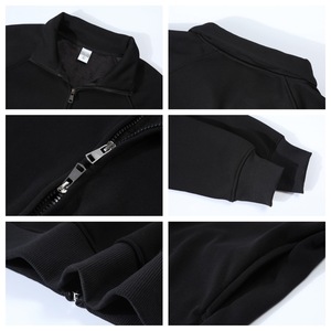 Nueva Chaqueta de Hombre con Forro Polar, Estilo <span class=keywords><strong>Cardigan</strong></span> con Cuello Alto y Doble Cremallera, Corte Holgado, 450g de Algodón, para Otoño/Invierno - Product Image 3