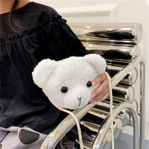 Bolso Bandolera de Peluche con Diseño de Oso Teddy y Bolso de Mano para Estudiantes, Set de Regalo Festivo para Niñas, Venta al Por Mayor - Product Image 5