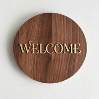 Plaque de porte personnalisée en acier inoxydable avec numéro de maison 3D, résistante à l'eau, décoration moderne pour hôtel, villa, entrée