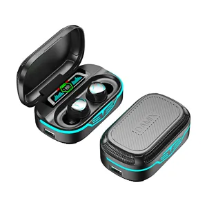 Fones de ouvido Tws GQ10 para jogos esportivos, fones de ouvido intra-auriculares IPX7 à prova d'água com som estéreo 360 GQ-10