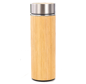 Bamboo <b>Insulated</b> Eco-Friendly Vacuum <b>Flask</b> Custom Engraved Travel Tumbler 6-12 Hours Thermal Insulation American Style Daily Use - Product Image 6