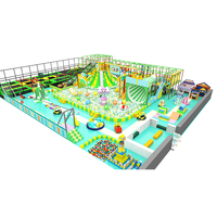 Perlengkapan Bermain Anak Indoor Set Mainan Lunak Labirin Mal Build Store Baru yang Lucu