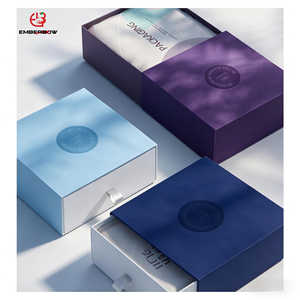 กล่องของขวัญเครื่องประดับแบบลิ้นชักสุดหรูจาก EBB Wholesale กล่องบรรจุภัณฑ์กระดาษแฟชั่นพิมพ์โลโก้ตามสั่ง - Product Image 1