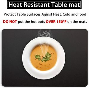 Custom Waterproof Double-Sided Luxury Brown Dinner <b>Placemat</b> PU Leather Eco-Friendly Sustainable Contemporary Customizable Mat - Product Image 3