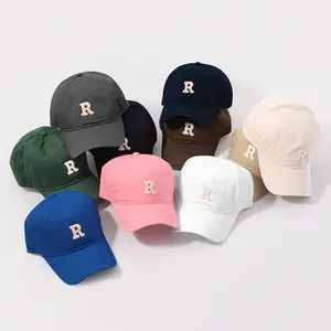 قبعات بيسبول بألوان سادة للربيع للجنسين بشعار مخصص للرجال والنساء قبعات بيسبول رياضية للأنشطة الخارجية قبعات بيسبول كلاسيكية للمراهقين