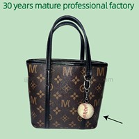 Mini porte-clés de baseball en PVC coloré, en cuir, personnalisé, brillant, pour cadeaux promotionnels, compétitions, souvenirs, artisanat, Gloroad