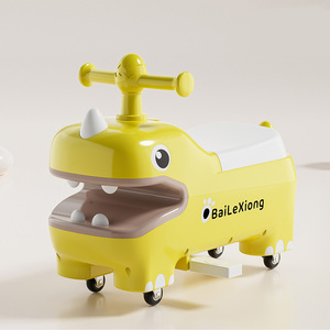 Factory Wholesale Ride on Plastic Toy Car Kids <strong>Wiggle</strong> Swing Car Dinosaur Four-Wheel <strong>Scooter</strong> for Indoor Outdoor Play - Product Image 4